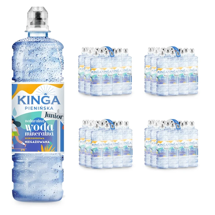 48x Kinga Pienińska JUNIOR woda mineralna niegazowana 500 ml