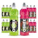 24x OSHEE Isotonic Drink 750 ml (12x limonka - mięta + 12x arbuz)