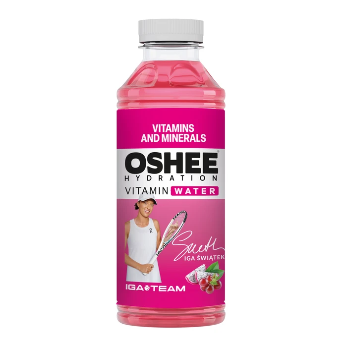 OSHEE Vitamin Water witaminy i minerały winogrona - dragonfruit 555 ml