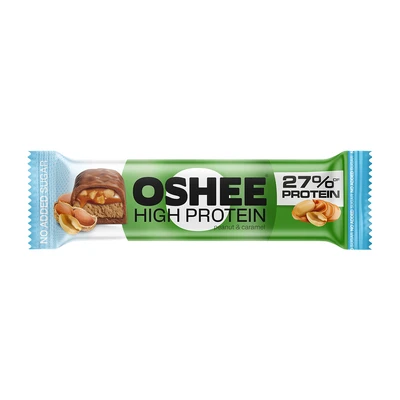 OSHEE Baton proteinowy orzechy - karmel 49g