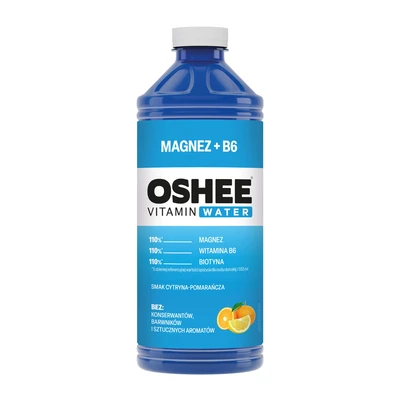 OSHEE Vitamin Water magnez + B6  cytryna - pomarańcza 1100 ml