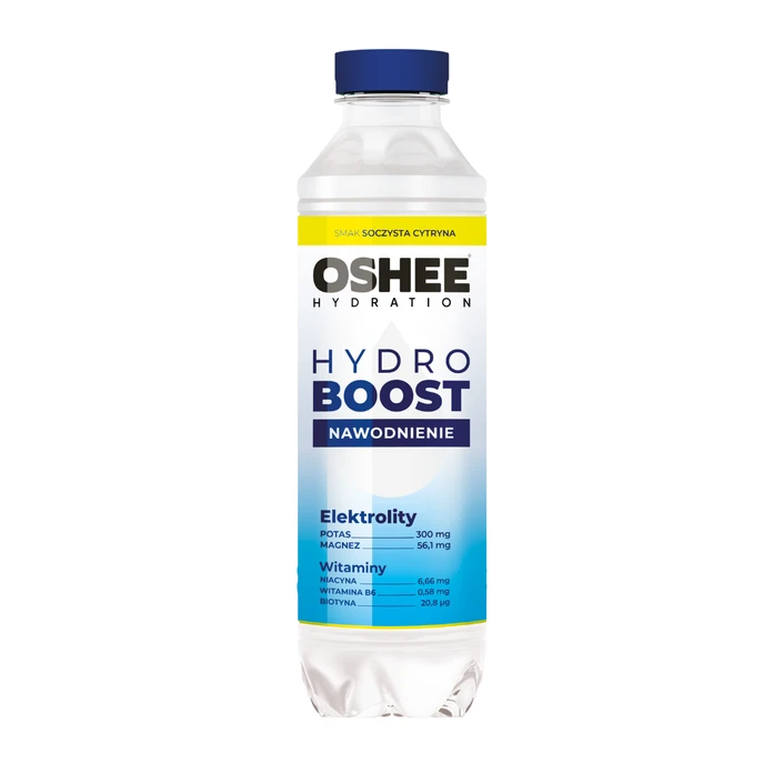 OSHEE HydroBoost Nawodnienie Soczysta Cytryna 555ml