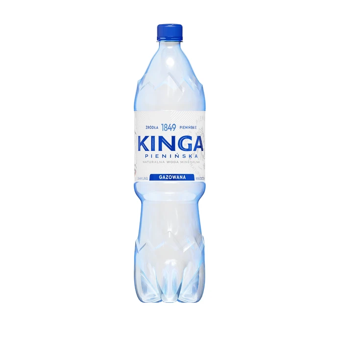 Kinga Pienińska woda mineralna gazowana 1,5 l