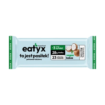 EATYX pełnowartościowy posiłek w formie batona kokos 60g