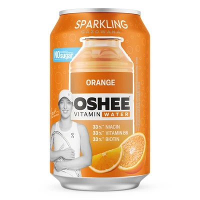 OSHEE Vitamin Water Sparkling pomarańcza 330 ml