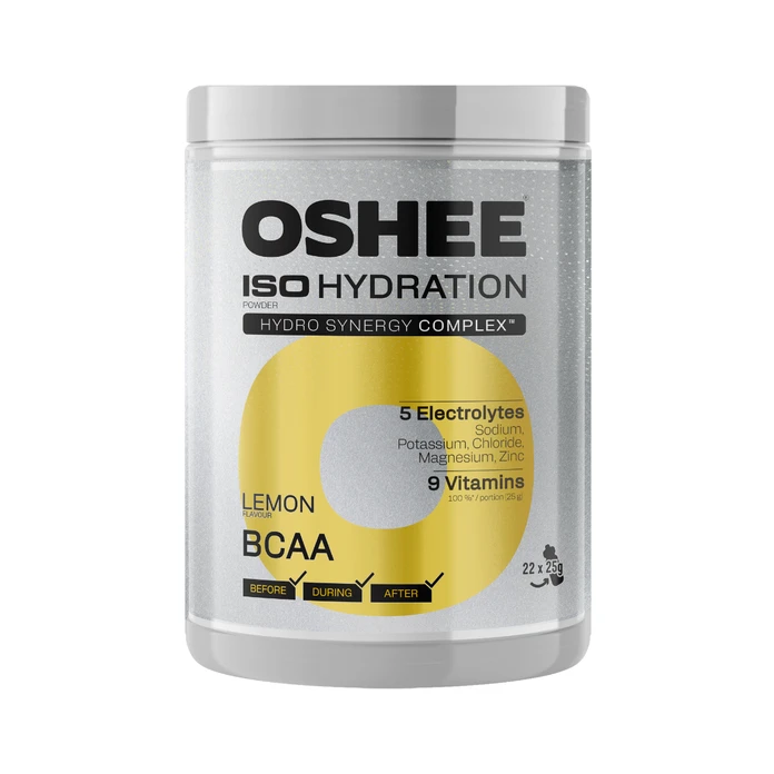 OSHEE ISO Hydration izotonik w proszku Lemon BCAA 550 g