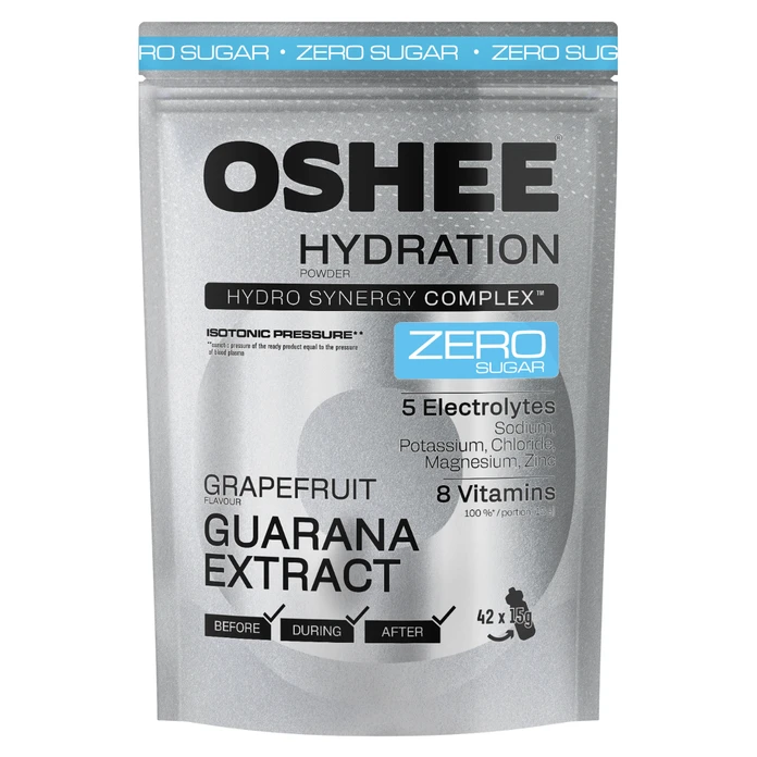 OSHEE Hydration Zero Sugar proszek Grapefruit guarana 630 g