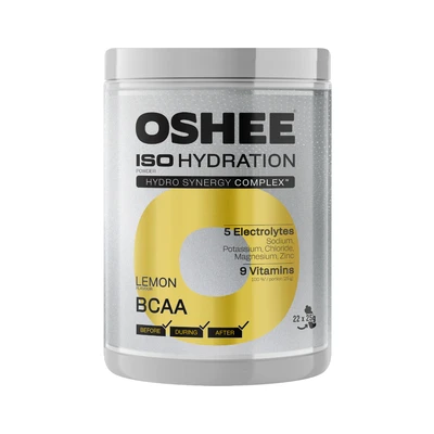 OSHEE ISO Hydration izotonik w proszku Lemon BCAA 550 g
