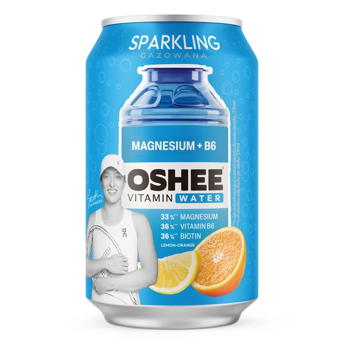 OSHEE Vitamin Water Sparkling MAGNEZ + B6 330 ml