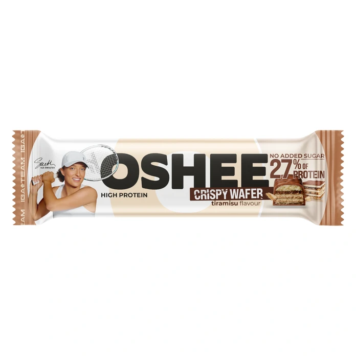OSHEE &amp; IGA Team Crispy bar chrupiący baton proteinowy tiramisu 37 g