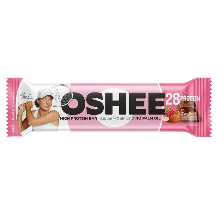 OSHEE &amp; IGA Team PROTEIN BAR MALINA – MIGDAŁ 49G