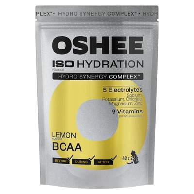 OSHEE ISO Hydration izotonik w proszku Lemon BCAA 1050 g