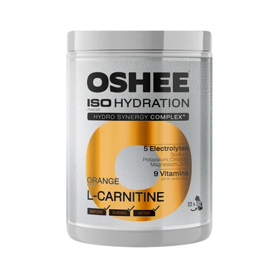 OSHEE ISO Hydration Izotonik w proszku Orange L-karnityna 550 g