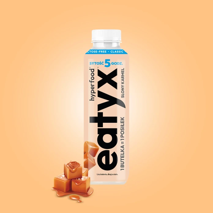 EATYX zbilansowany pełnowartościowy posiłek gotowy do spożycia słony karmel lactose free 500 ml