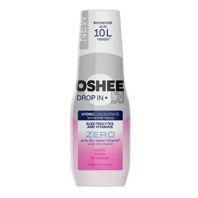  OSHEE Drop In ZERO Hydrokoncentrat elektrolity i witaminy 500 ml grejpfrut