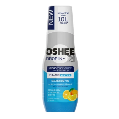  OSHEE Drop In Hydrokoncentrat magnez + B6 500 ml pomarańcza - cytryna
