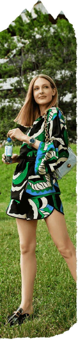 KINGA - kobieta zieleń