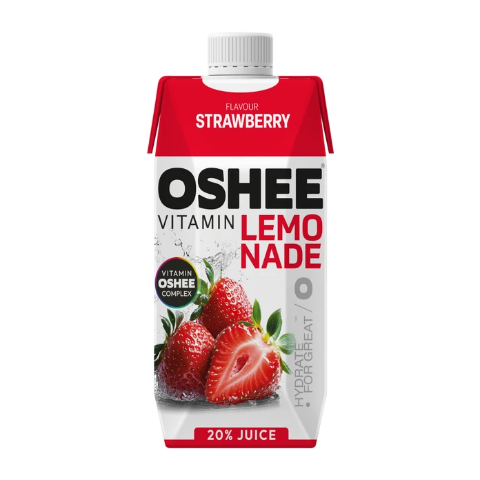 OSHEE Vitamin Lemonade truskawka 750 ml