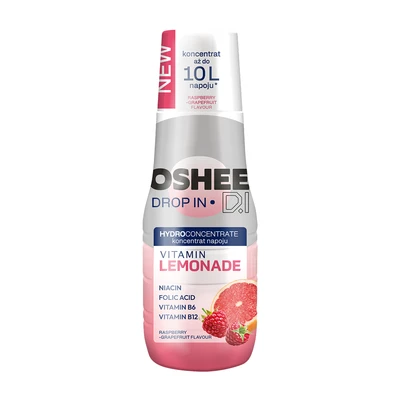 OSHEE Drop In Hydrokoncentrat Vitamin Lemonade malina grejpfrut 500 ml