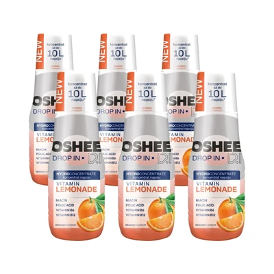 6x OSHEE Drop In Lemonade pomarańcza 500 ml