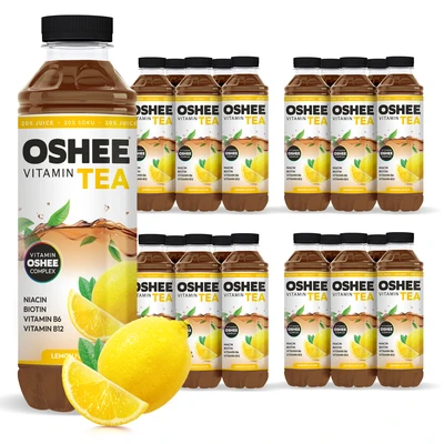 [Zestaw] OSHEE Vitamin Black Tea cytryna 555 ml