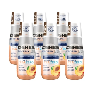 [Zestaw] OSHEE Drop In ZERO Vitamin Tea brzoskwinia 500 ml