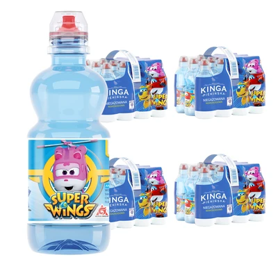 48x Kinga Pienińska woda mineralna SUPER WINGS niegazowana 0,33 l