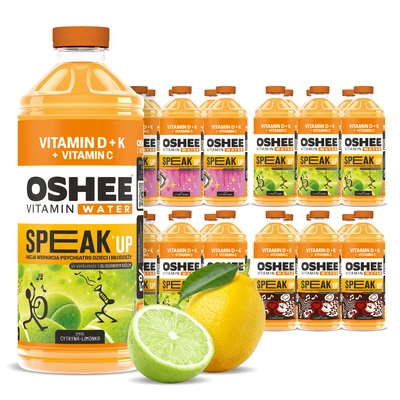 24x OSHEE Vitamin Water D + K 1100 ml