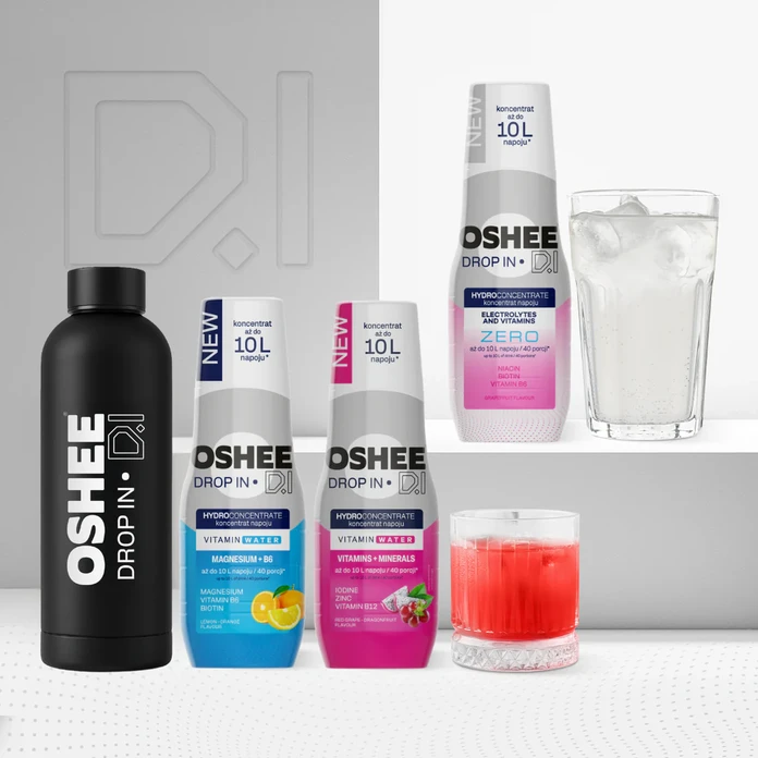 Hydration Starter Pack - MIX 3 + Butelka termiczna czarna 500 ml DROP IN