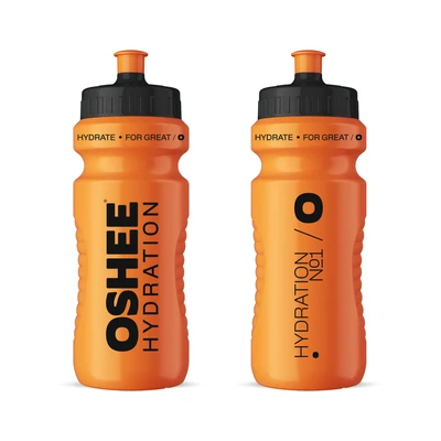 OSHEE Bidon sportowy Hydration pomarańczowy 600 ml