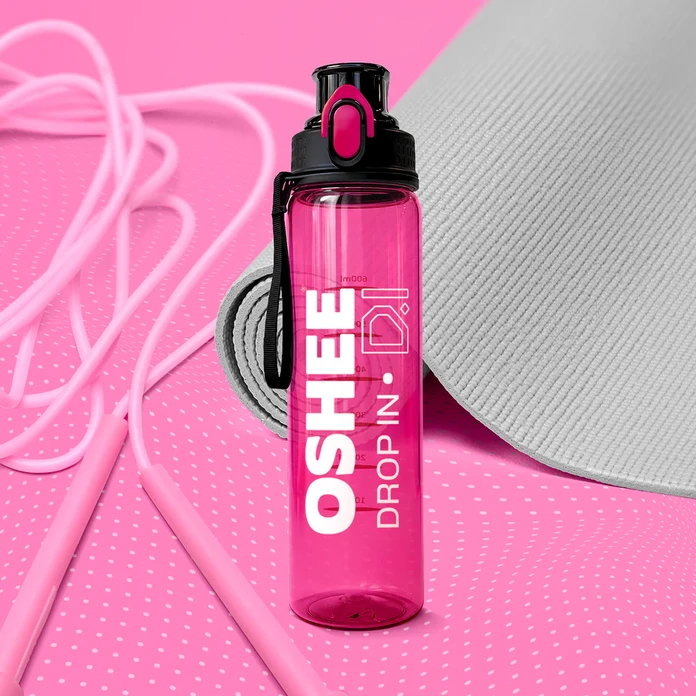 Butelka OSHEE DROP IN Tritan Neon różowa 750 ml