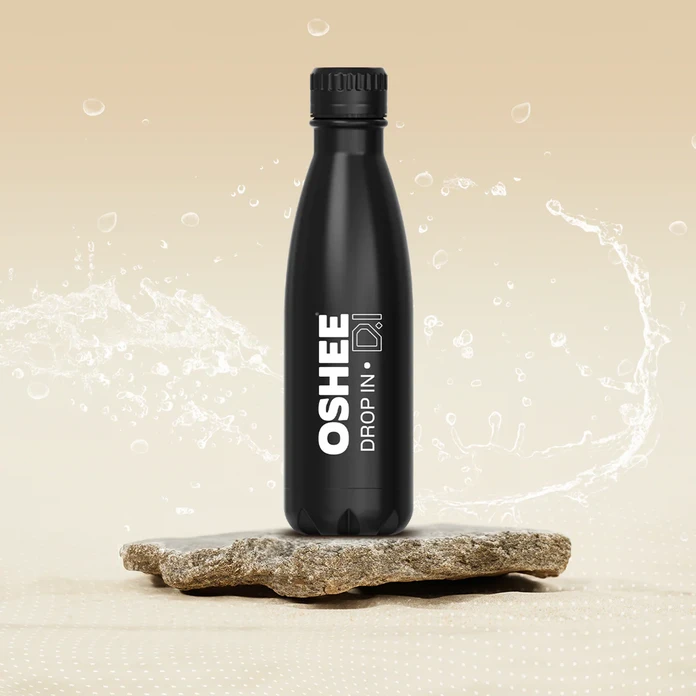 Bidon stalowy czarny 500 ml