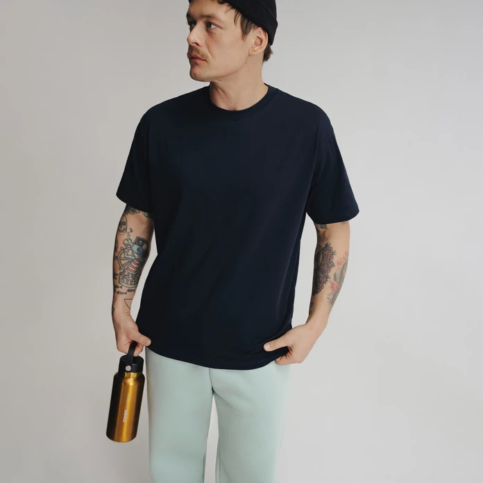 Koszulka OSHEE Flow kolor Navy Blue