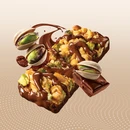 OSHEE Wholenut baton z całymi orzechami pistacja &amp; ciemna czekolada 40 g