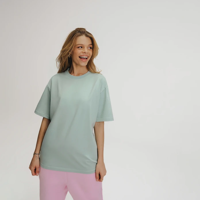 Koszulka OSHEE Flow kolor miętowy