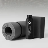 Bidon stalowy czarny 500 ml