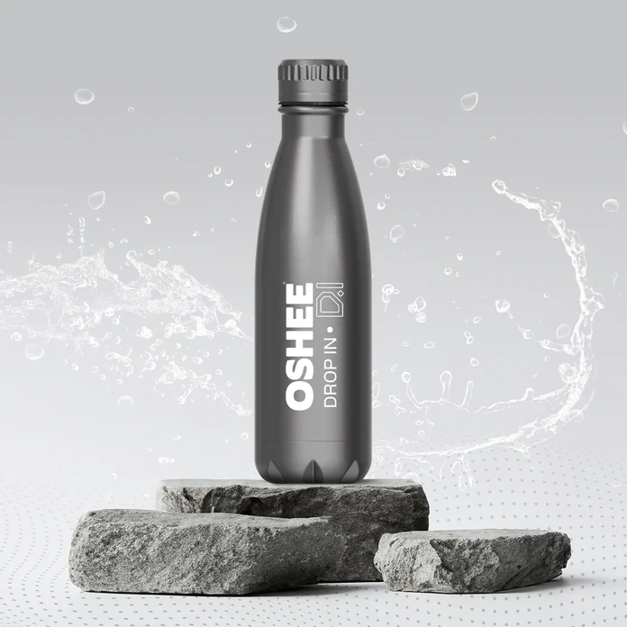 Bidon stalowy tytan 500 ml