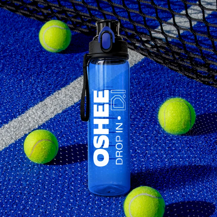 Butelka OSHEE DROP IN Tritan Neon niebieska 750 ml