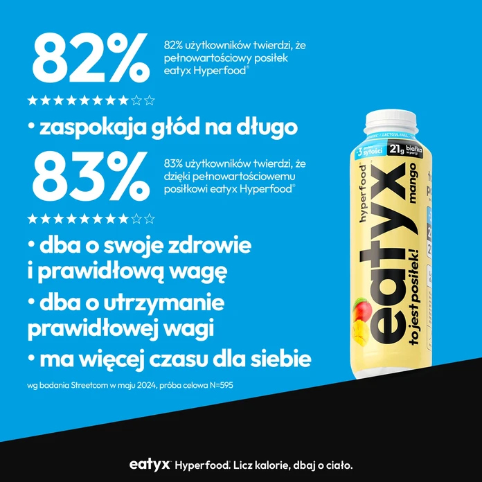 EATYX pełnowartościowy posiłek gotowy do spożycia mango lactose free 300 ml