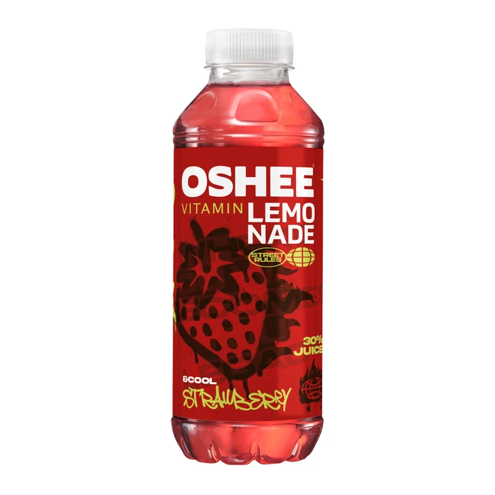 OSHEE Vitamin Lemonade S-COOL truskawka 555 ml