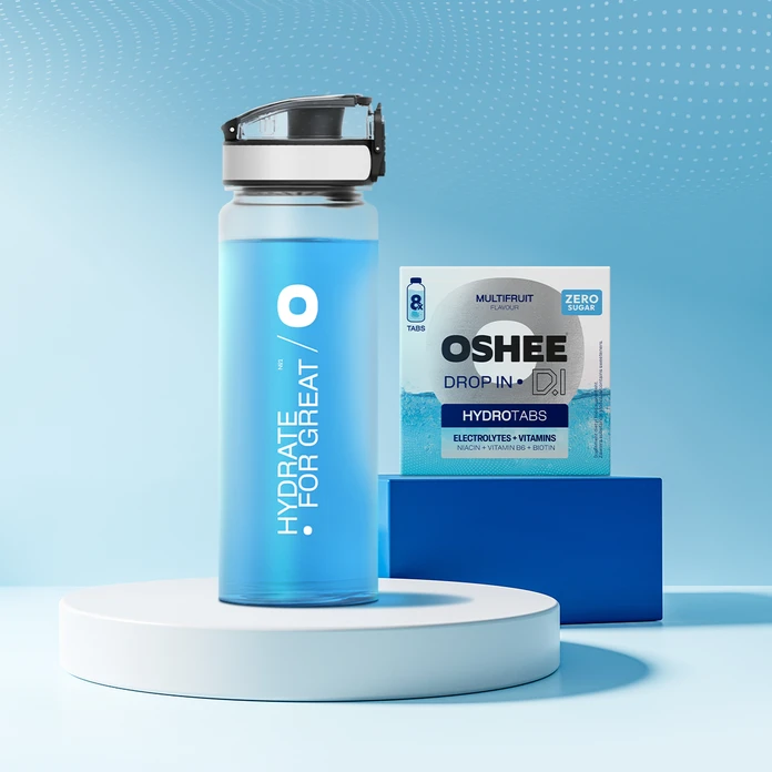 OSHEE DROP in Hydrotabs Electrolytes + Vitamins Multifruit 8 Tabs
