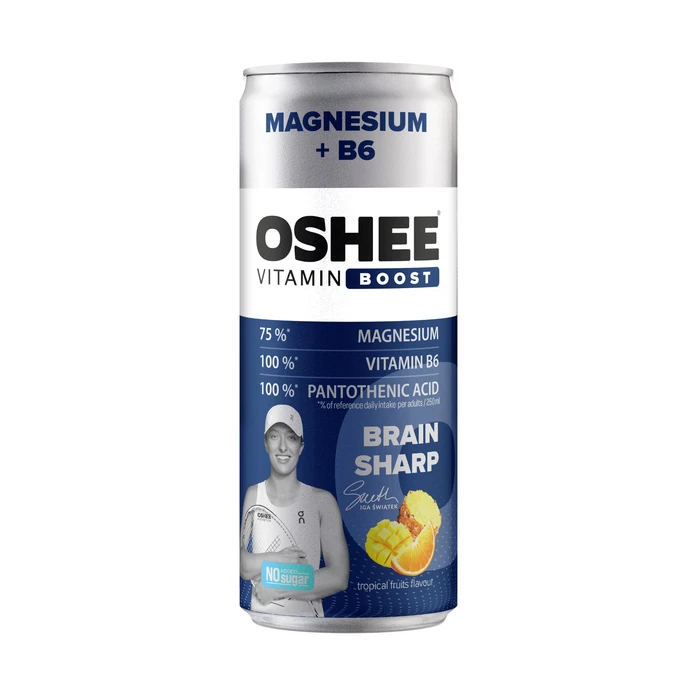 OSHEE Vitamin Boost Magnez+B6 owoce tropikalne 250 ml
