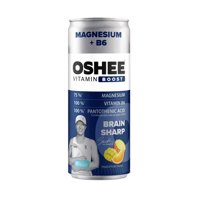 OSHEE Vitamin Boost Magnez+B6 owoce tropikalne 250 ml