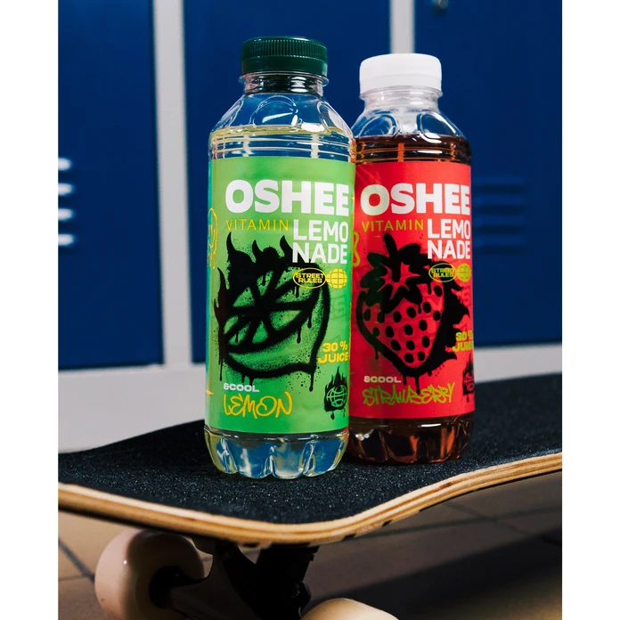 OSHEE Vitamin Lemonade S-COOL truskawka 555 ml