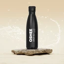 Bidon stalowy czarny 500 ml