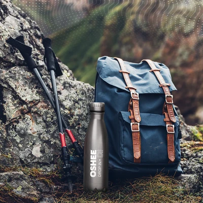 Bidon stalowy tytan 500 ml DROP IN