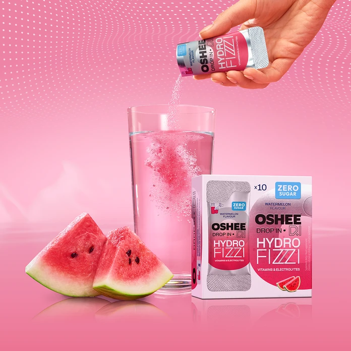 OSHEE Drop in Hydrofizzi ZERO Arbuzowy 10 szt.