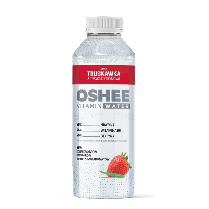 OSHEE Vitamin Water truskawka - trawa cytrynowa 555 ml