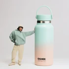 Butelka termiczna OSHEE DROP IN HydraGo różowo miętowa 946ml