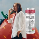OSHEE Vitamin Water Sparkling truskawka - trawa cytrynowa 330 ml